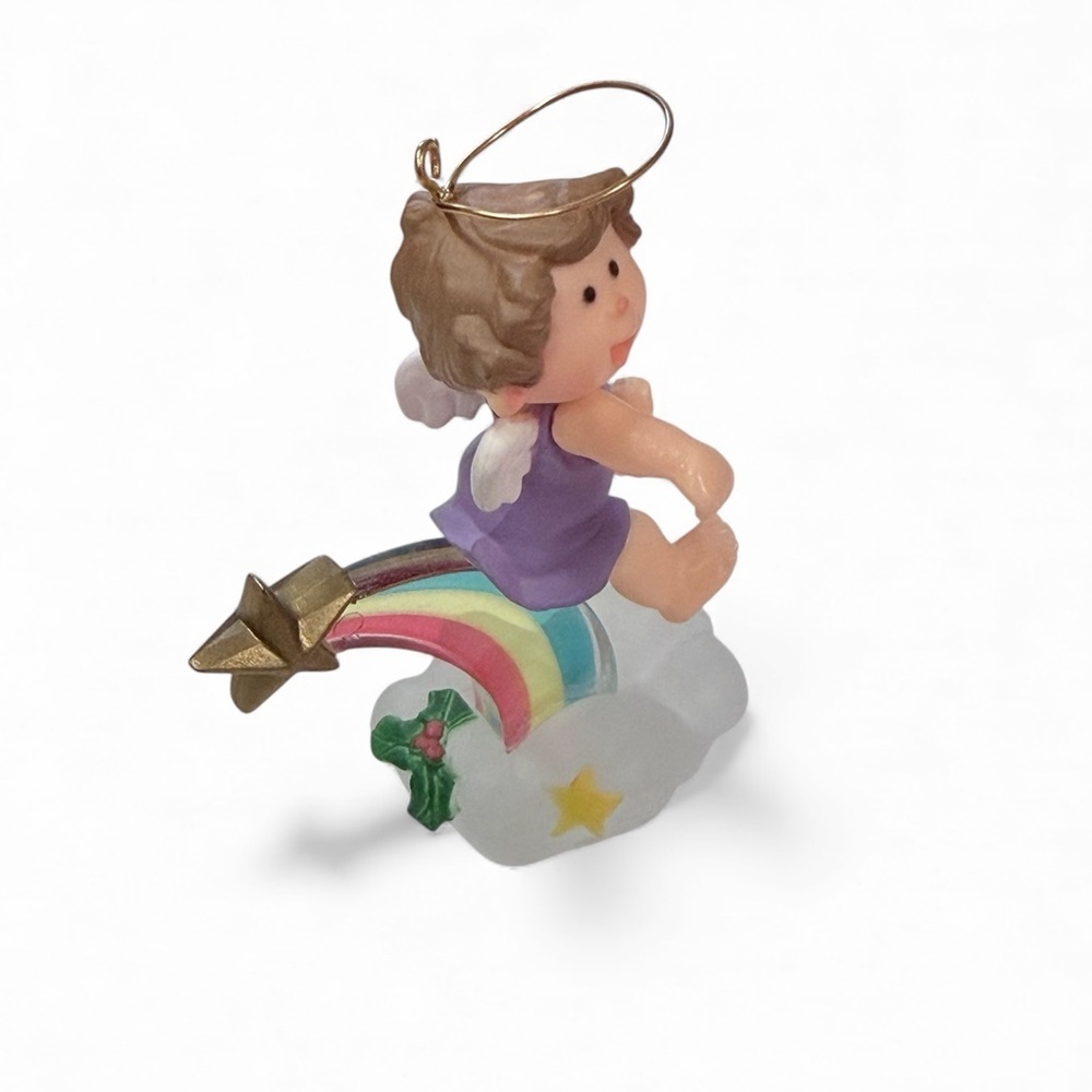 1983 Hallmark “Rainbow Angel” Keepsake Ornament with original box - Picture 3 of 12
